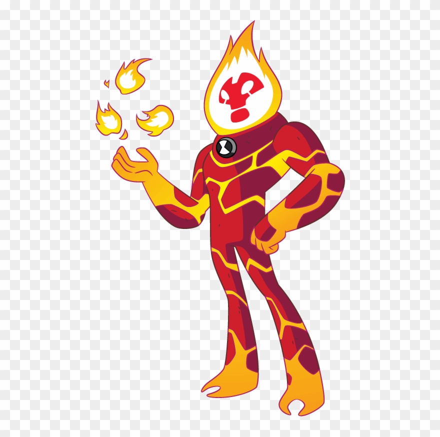 Heatblast - Fuego De Ben 10 Clipart