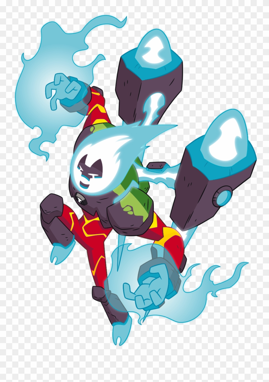 Heatblast - Ben 10 Omni Enhanced Heatblast Clipart