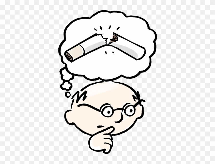 Avoid Smoking - Line Art Clipart