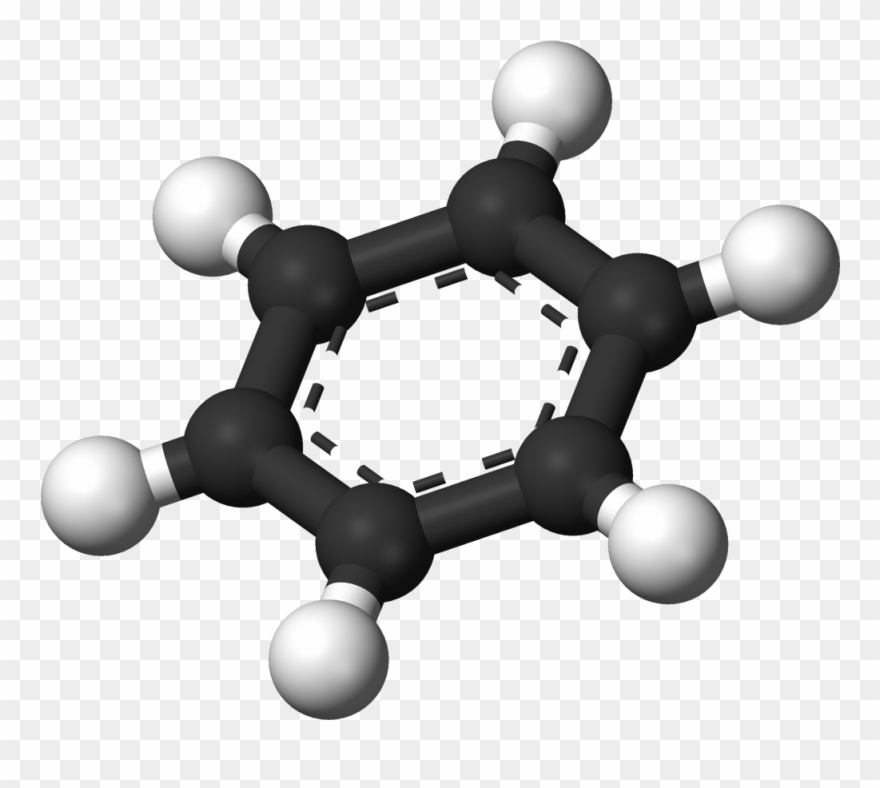 Wikimedia Commons Photo - Benzene Ring 3d Structure Clipart