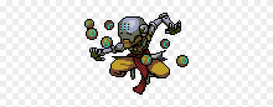 Zenyatta Png All Overwatch Pixel Sprays Transparent Clipart