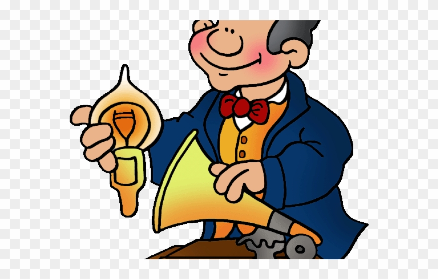 Situation Clipart Invention - Thomas Edison Clipart - Png Download