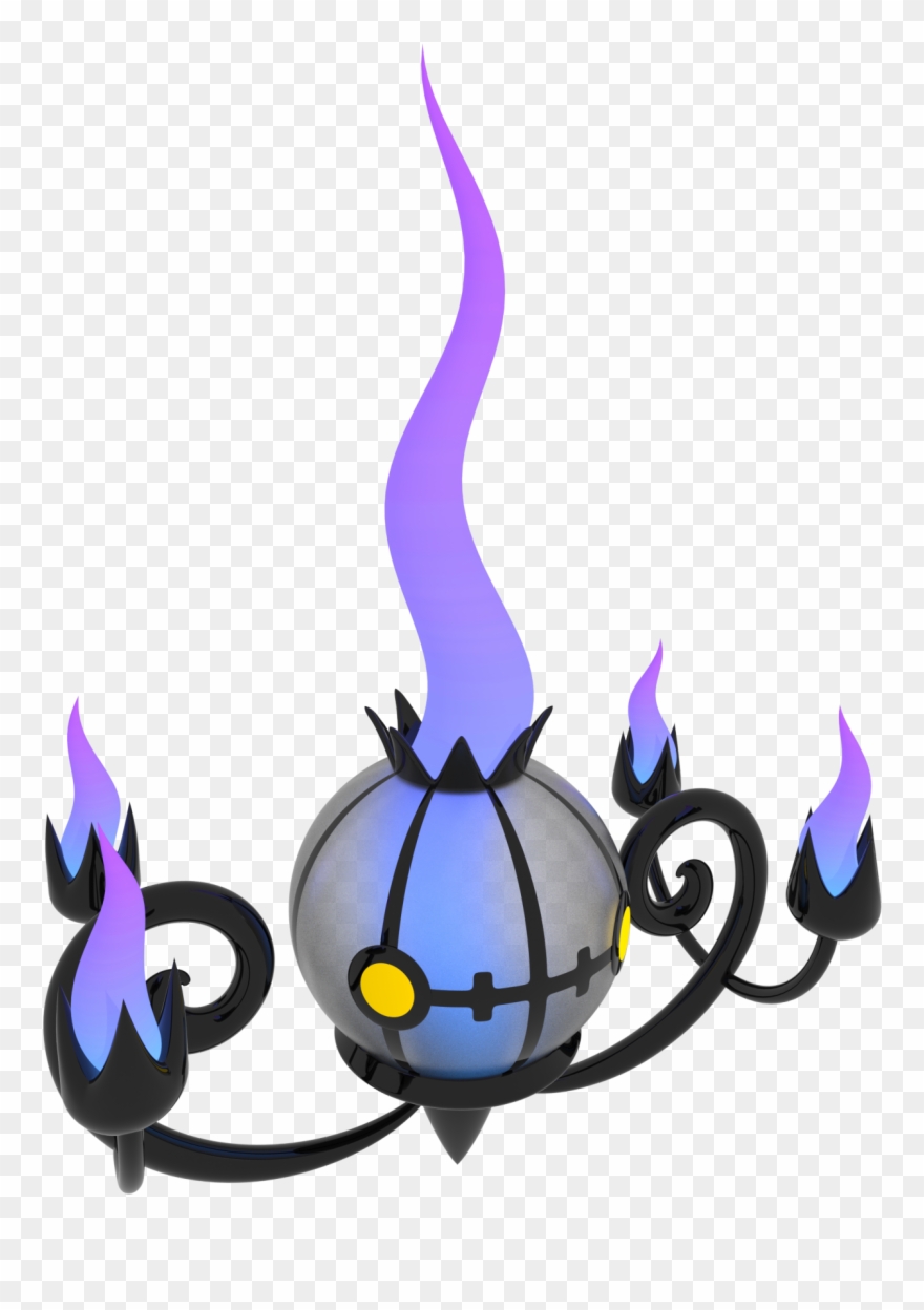 [[ I Made A Chandelure For My 3d Design Final - Portable Network Graphics Clipart