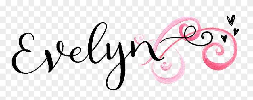 Cr - Http - //fywontaek - Tumblr - Com/ - Diseños Del Nombre Evelyn Clipart