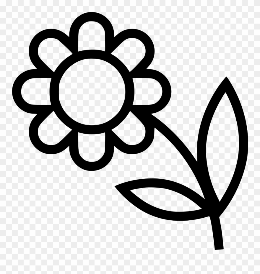 Png File - Flower Icon Png Free Clipart