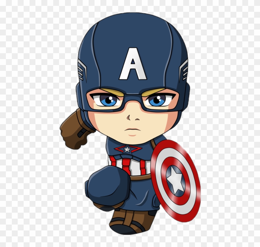 Capitan America Chibi Png Clipart