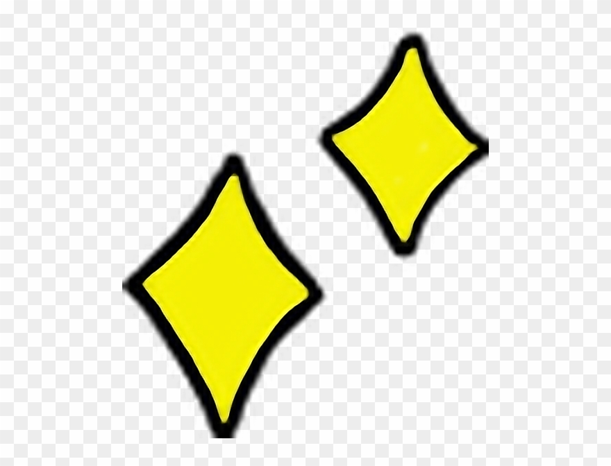 Yellow Bling Glitter Korean Korea Kpop Png Cute Star - Korean Kpop Png Cute Clipart