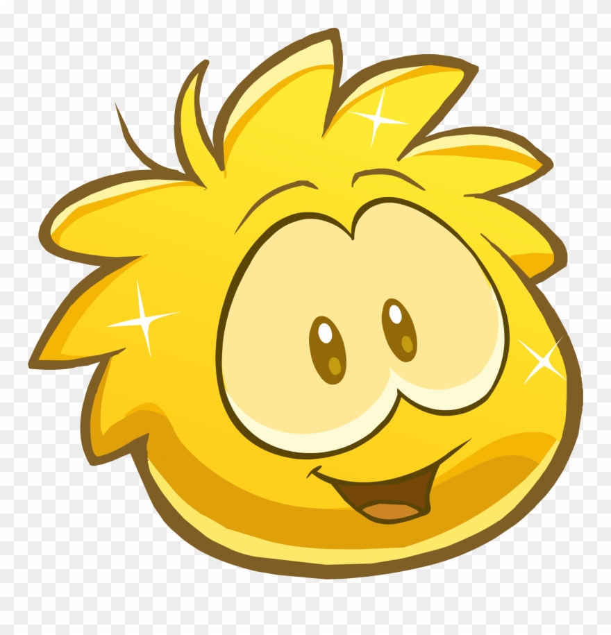 Gold Puffle - Golden Puffle Clipart