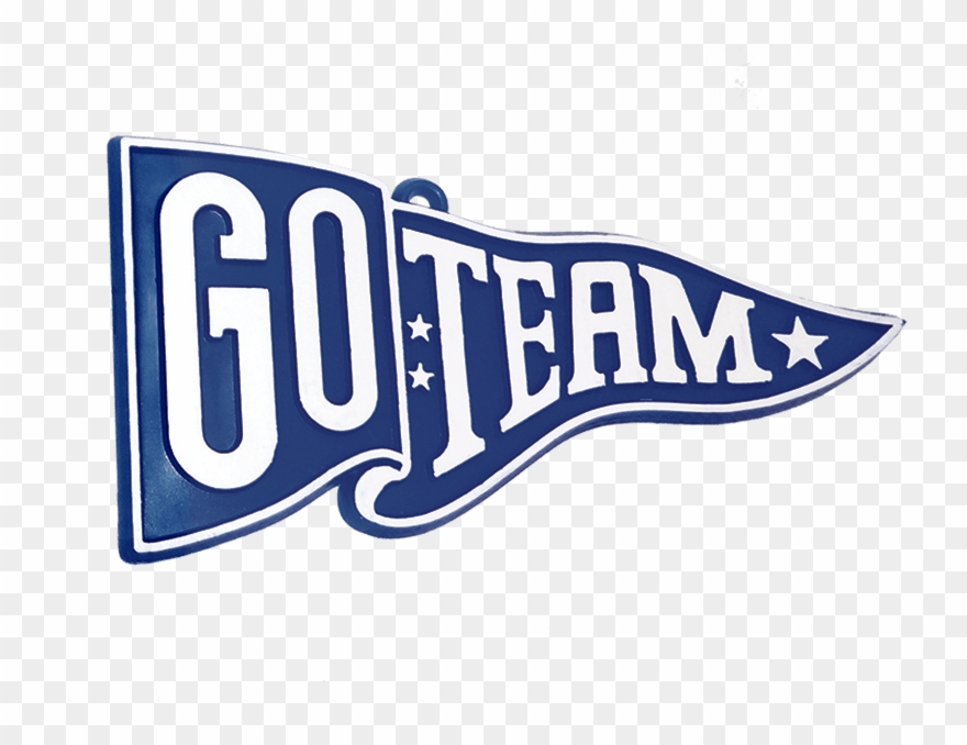 Go Team Pennant Clipart - Png Download