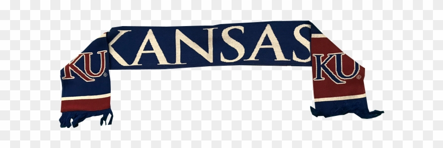 Kansas University Jayhawk Scarf Clipart
