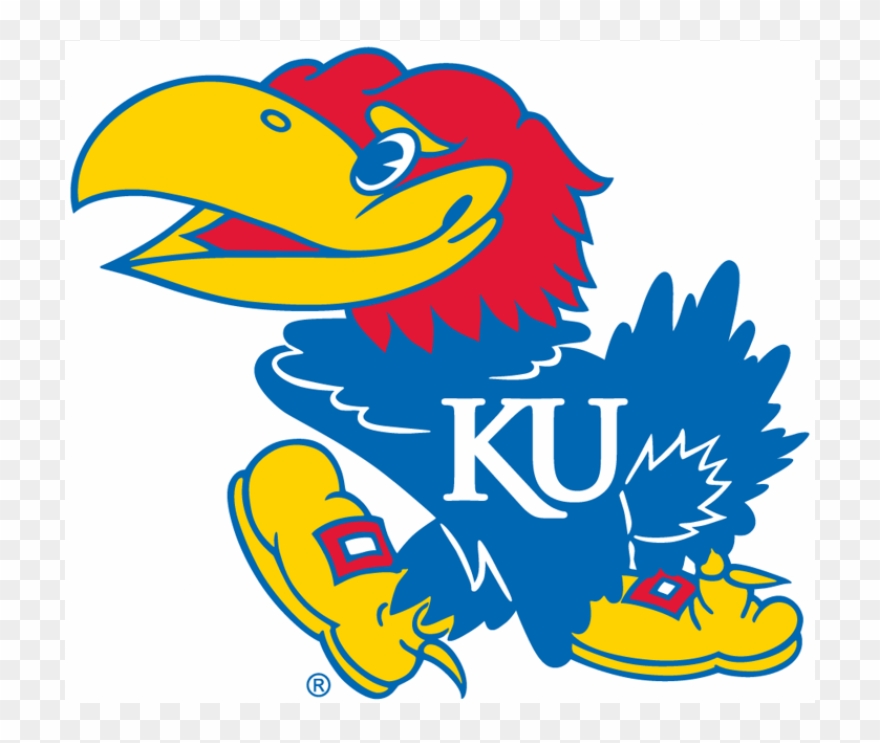 Kansas Jayhawks Iron Ons - Transparent Kansas Jayhawks Logo Clipart