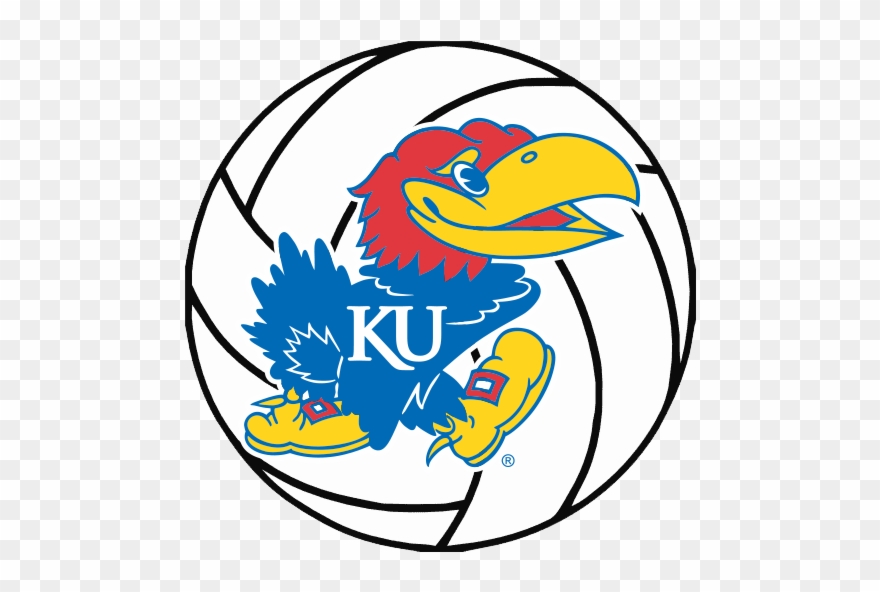 University Of Kansas Volleyball - Kansas Jayhawks Logo Design Clipart