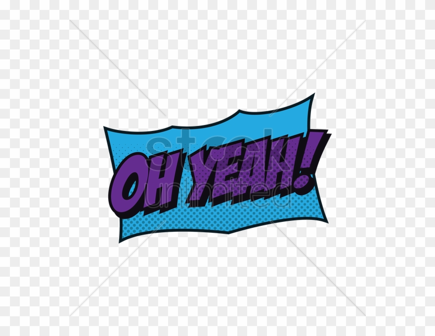 Comics Clipart Text Png - Oh Yeah Transparent Png