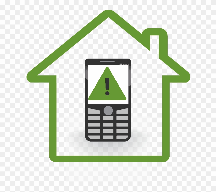 Id Checkpoint - Outline Of A House Clipart - Png Download