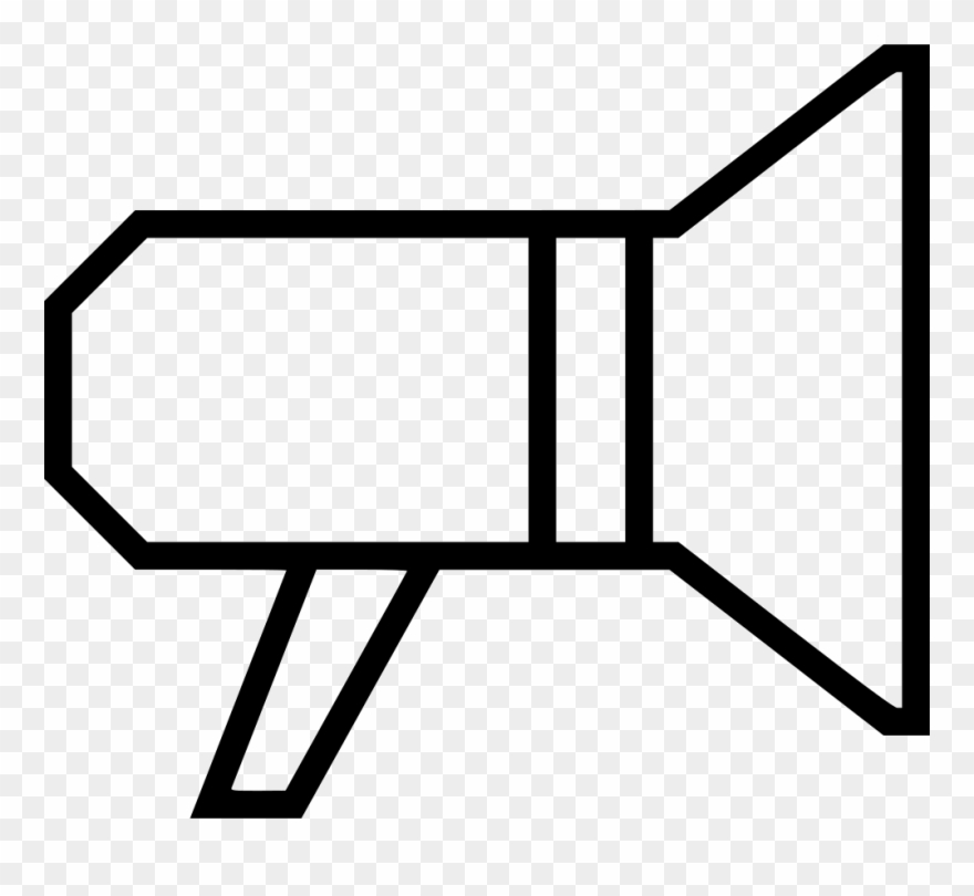 Megaphone Comments - Icon Clipart