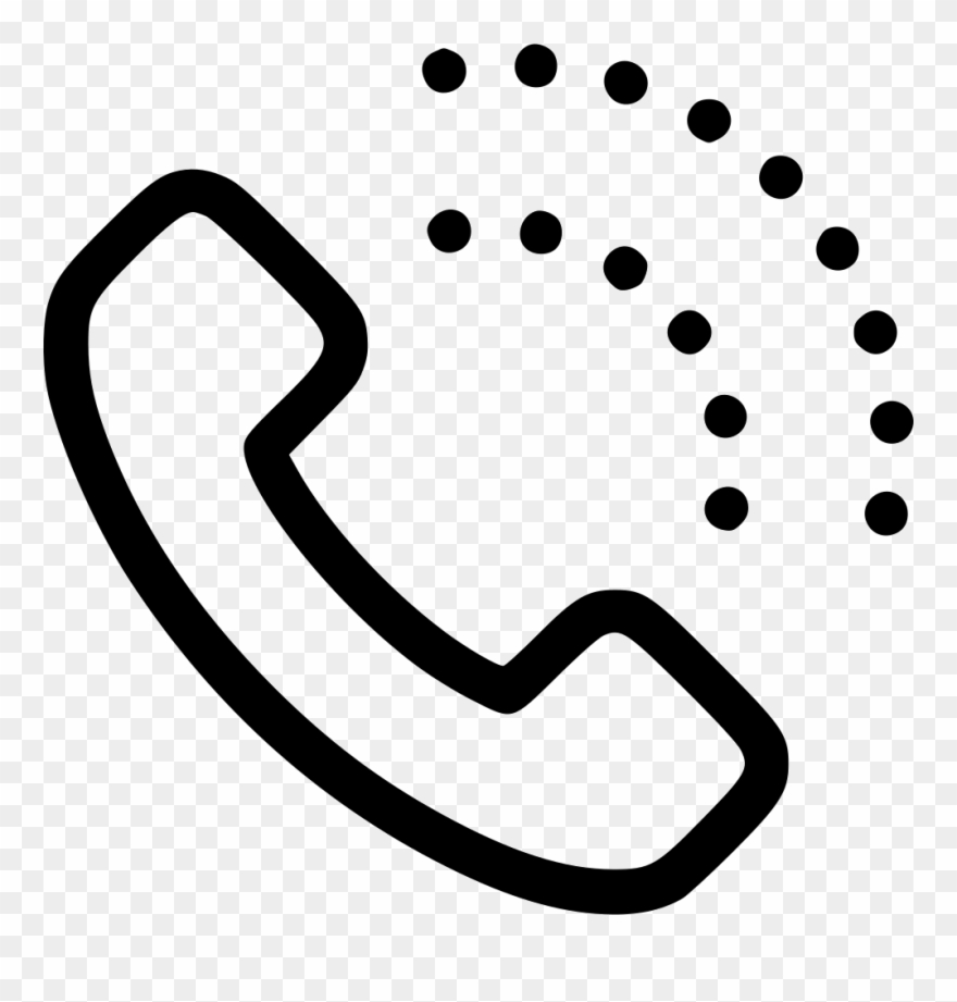 Phone Call Contact Telephone Comments - Vetor Telefone Png Branco Clipart