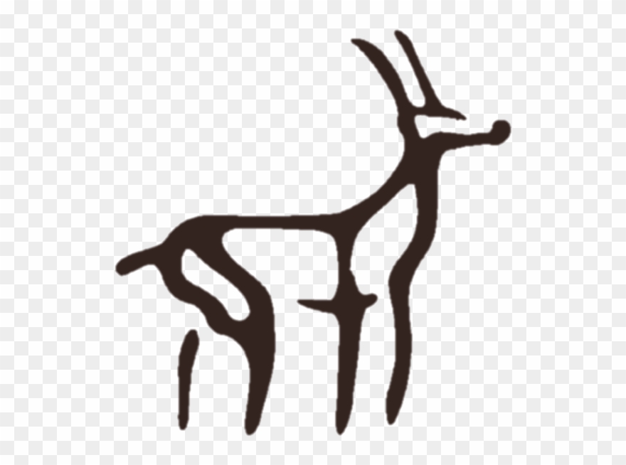 Elk Cave Art - Animal Figure Clipart