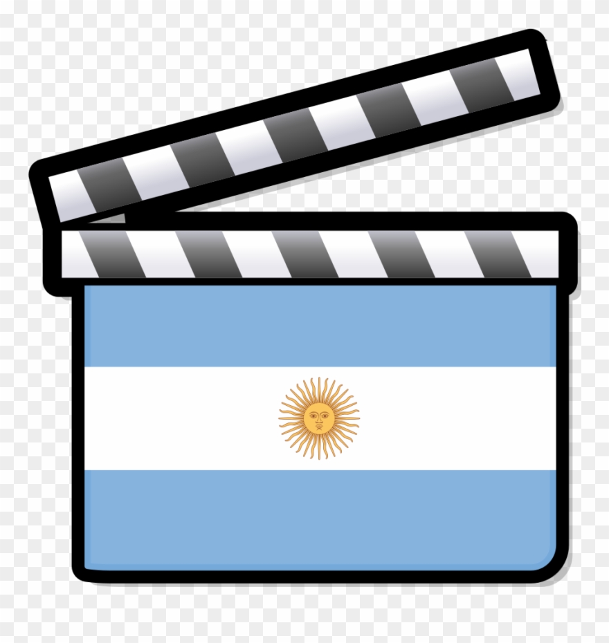 Argentina Film Clapperboard - Lgbt Clapperboard Clipart