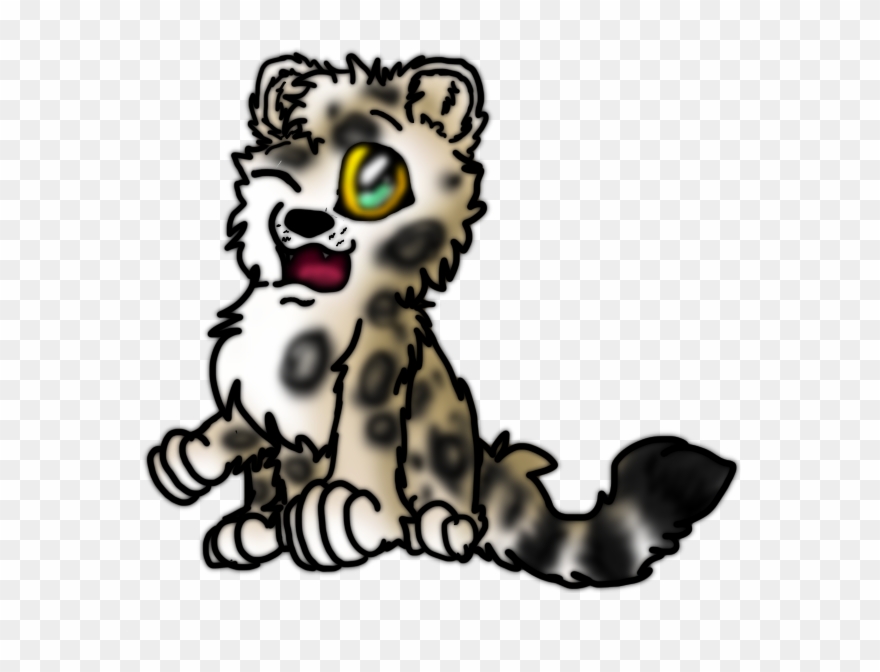 Snow Leopard Clipart Clip Art - Clip Art - Png Download