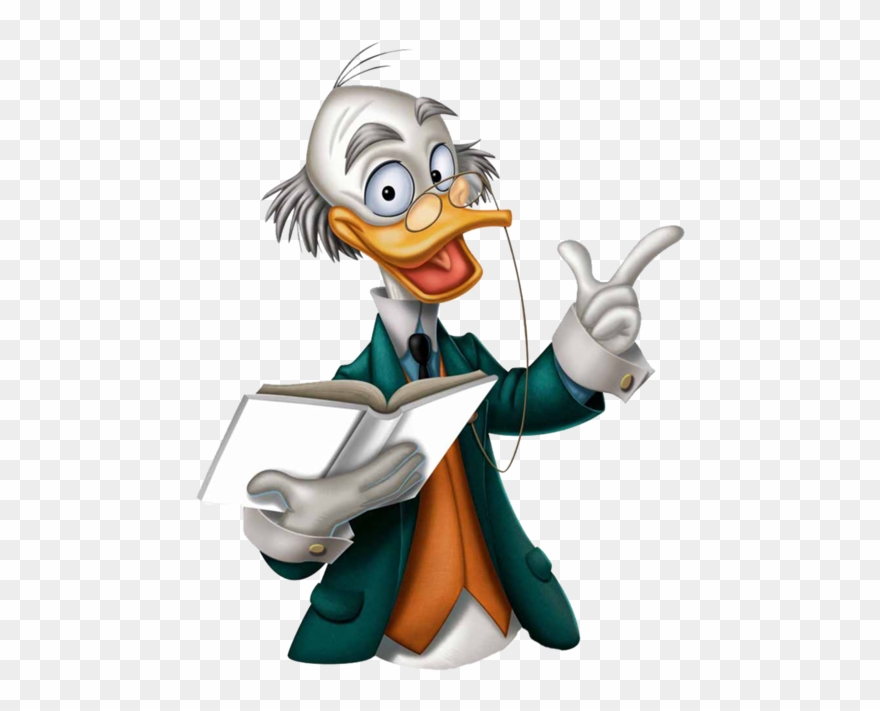 Disney Professor Ludwig Von Drake - Ludwig Von Drake Png Clipart