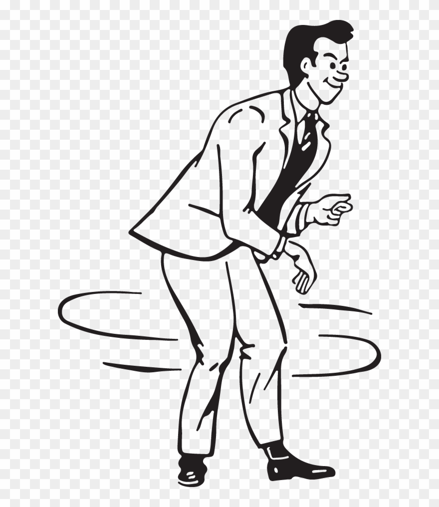 Man And Woman Dance - Sketch Clipart