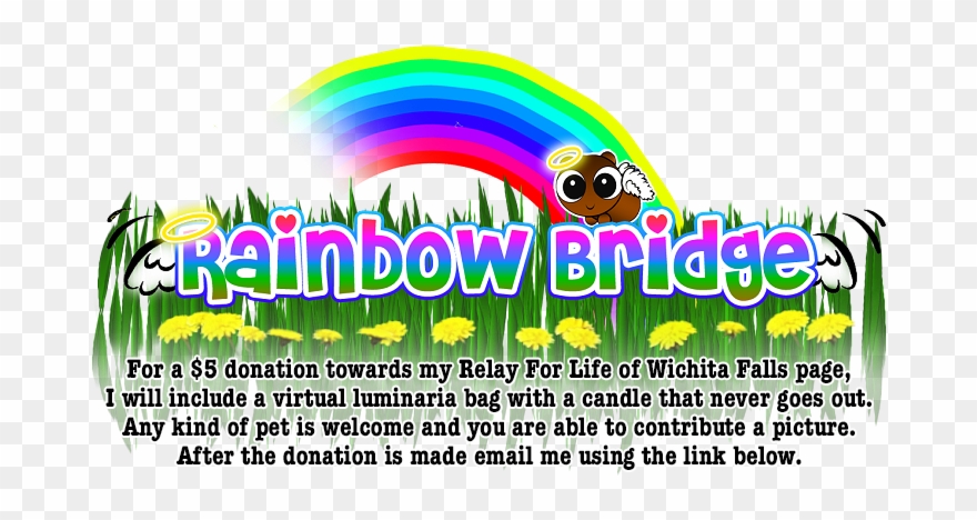 Rainbow Bridge Virtual Luminaria Ceremony - Graphic Design Clipart