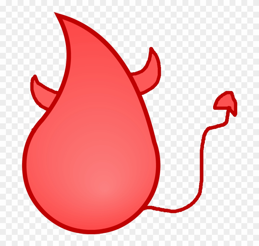 Blood Drop Asset - Bfdi Blood Drop Clipart