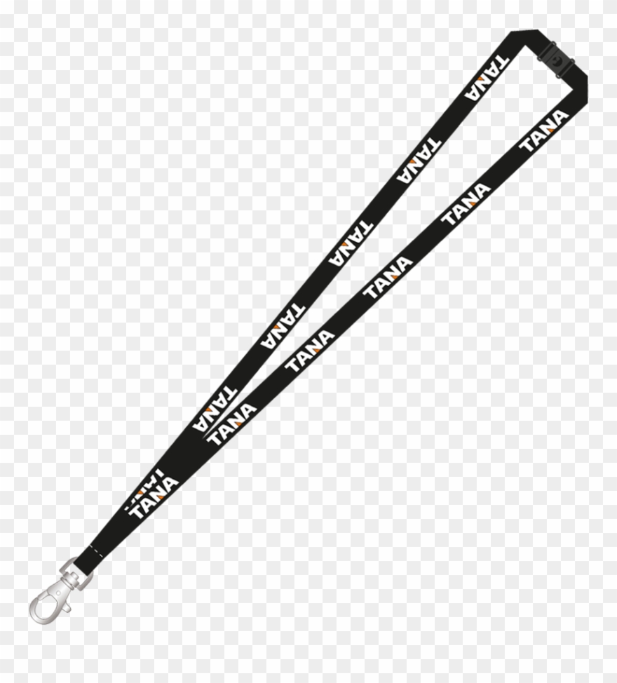 Lanyard Tana - 25 Pcs - Lanyard Schwarz Clipart