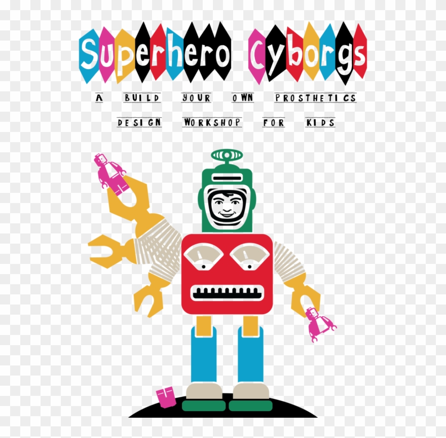 3dp Superherocyborgs Logo - Weapon Clipart