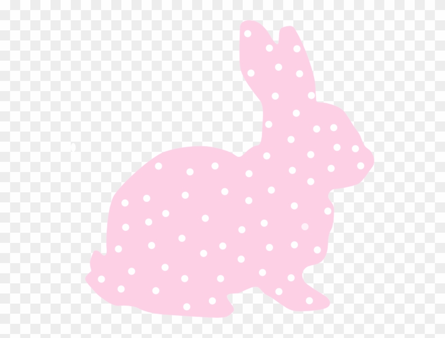 Pink Polka Dot Bunny Clipart
