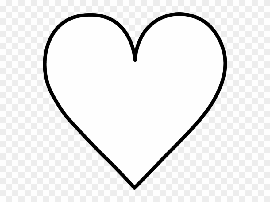 Florida Clipart Heart - Heart Lineart - Png Download