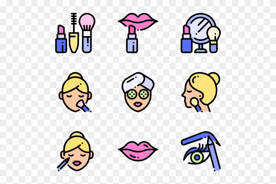 Makeup Clipart Makup - Transparent Clipart Makeup Png