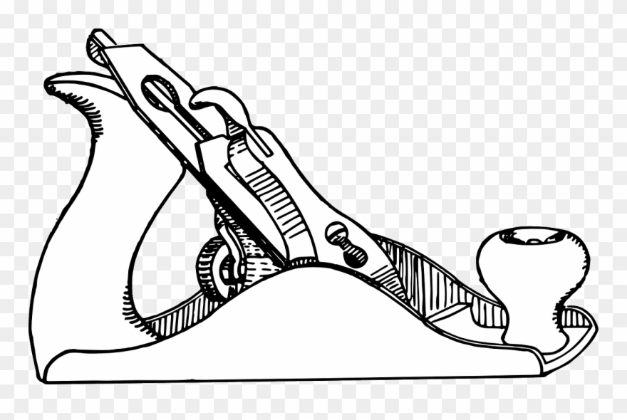 Outline Hand Drawing Surface Png Image - Smoothing Plane Drawing Clipart