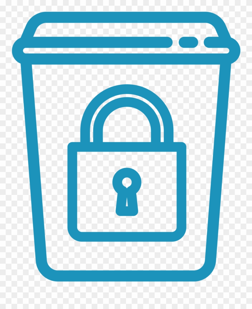 Range Of Confidential Waste Bins - Waste Container Clipart
