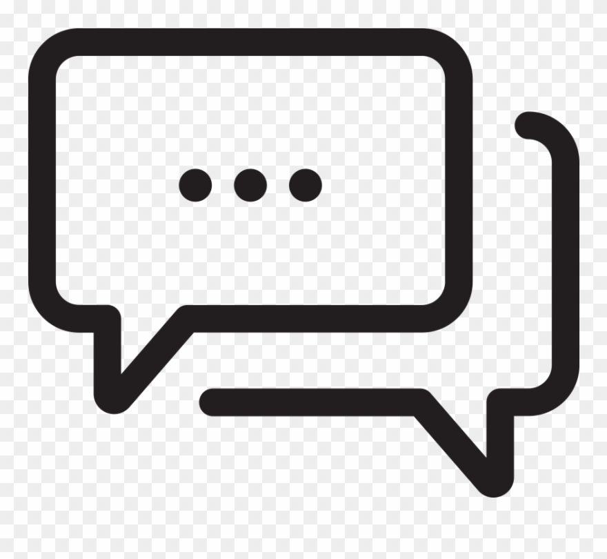 Confidential Live Chat - Transparent Conversation Icons Png Clipart