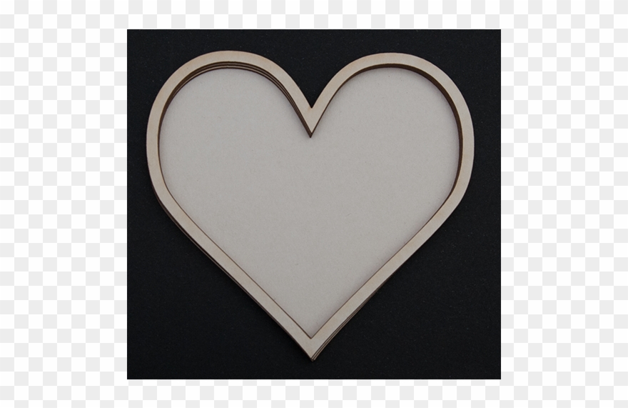 Shaker Cards Medium Heart - Heart Clipart