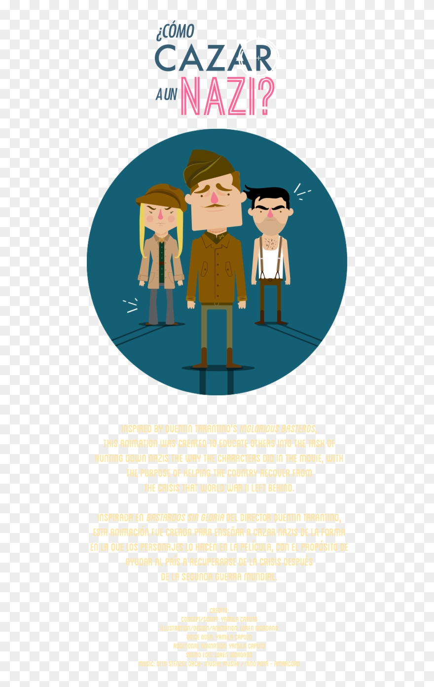¿cómo Cazar A Un Nazi On Behance - Illustration Clipart