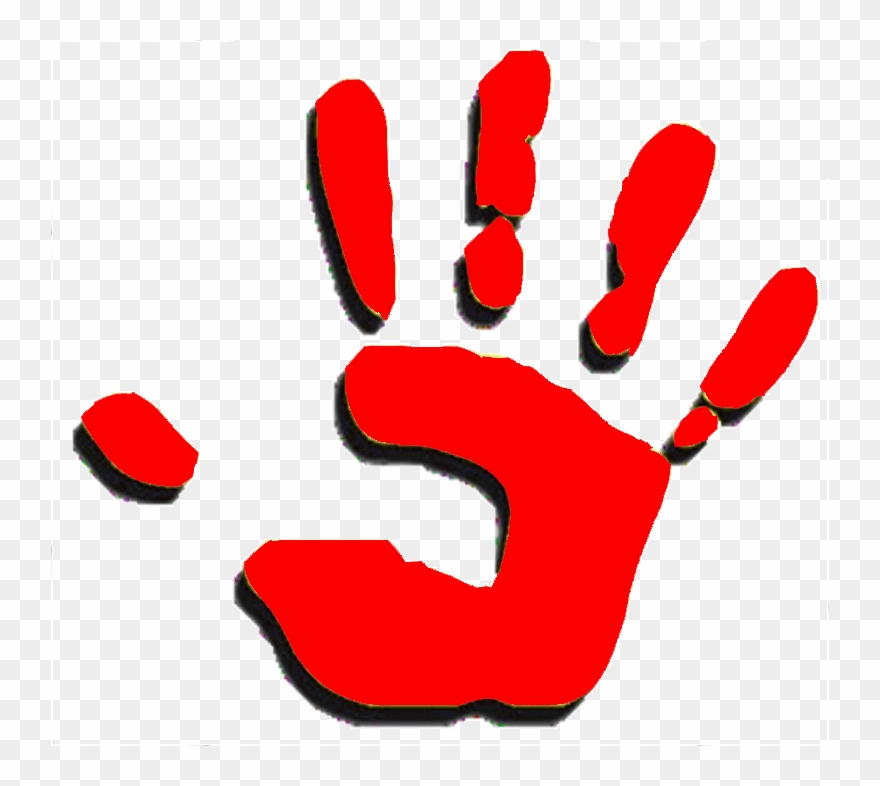 Activities Presentations - Red Hand Transparent Clipart
