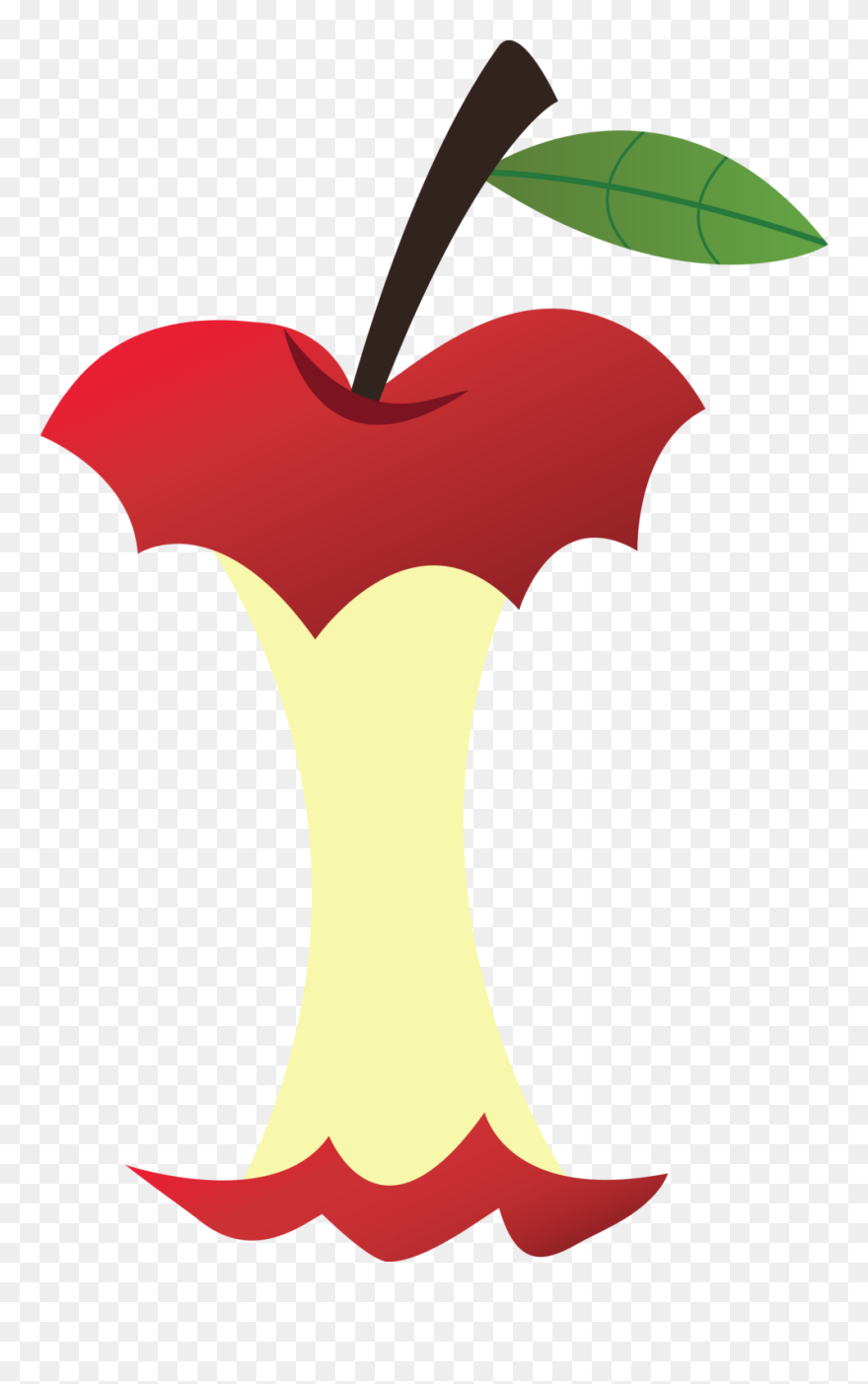 Bite Apple Clipart 26997 Imgflash 1024 1508 - Apple Core Clipart Png Transparent Png