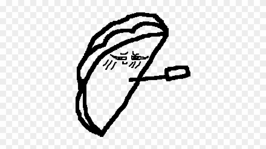 Taco - Line Art Clipart