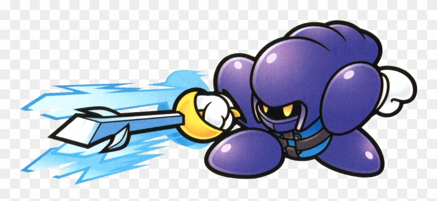 Blade Of Honor - Kirby Super Star Ultra Sword Knight Clipart