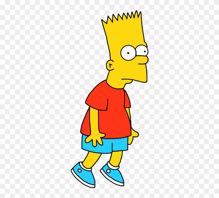 1987 Bart Simpson - The Simpsons Clipart