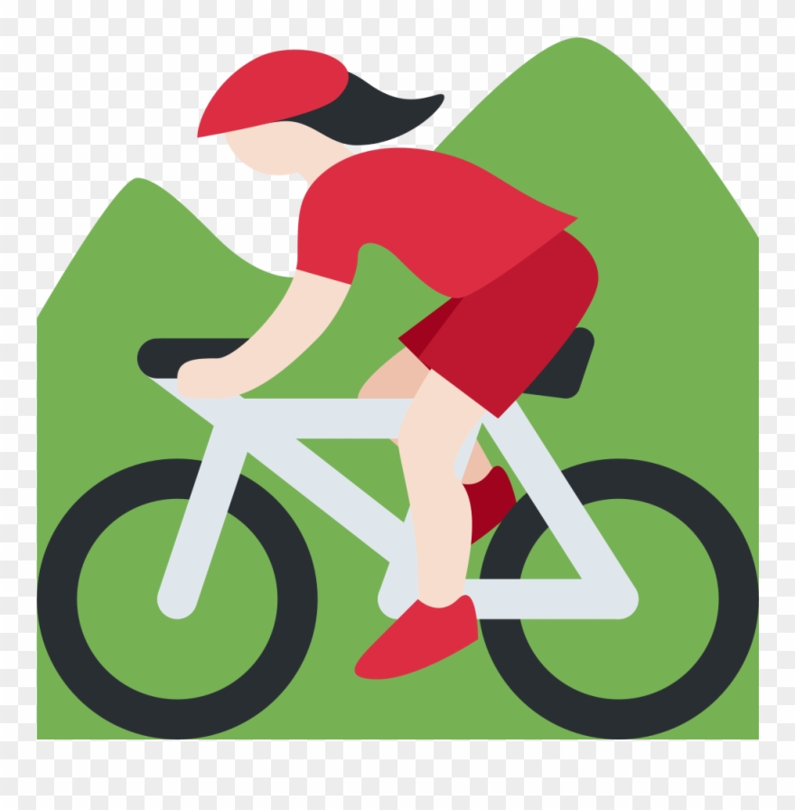 Open - Mountain Bike Emoji Clipart
