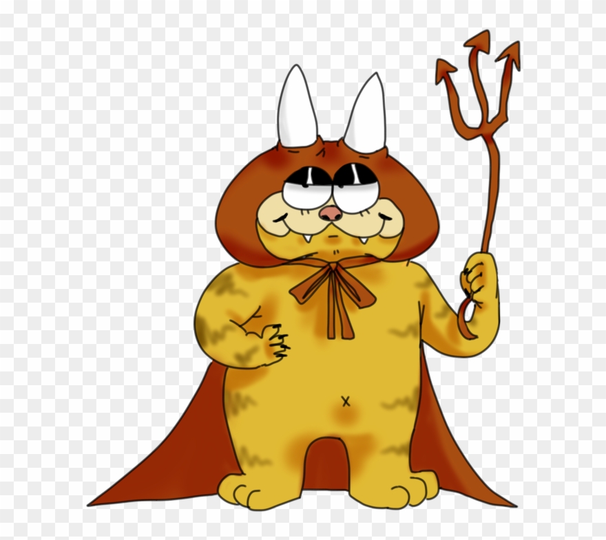 Garfield Devil - Comics Clipart