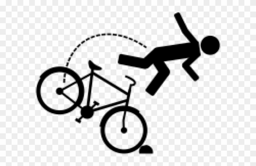 Thói Quen Sử Dụng Tiền Bạc - Cartoon Bike Crash Clipart