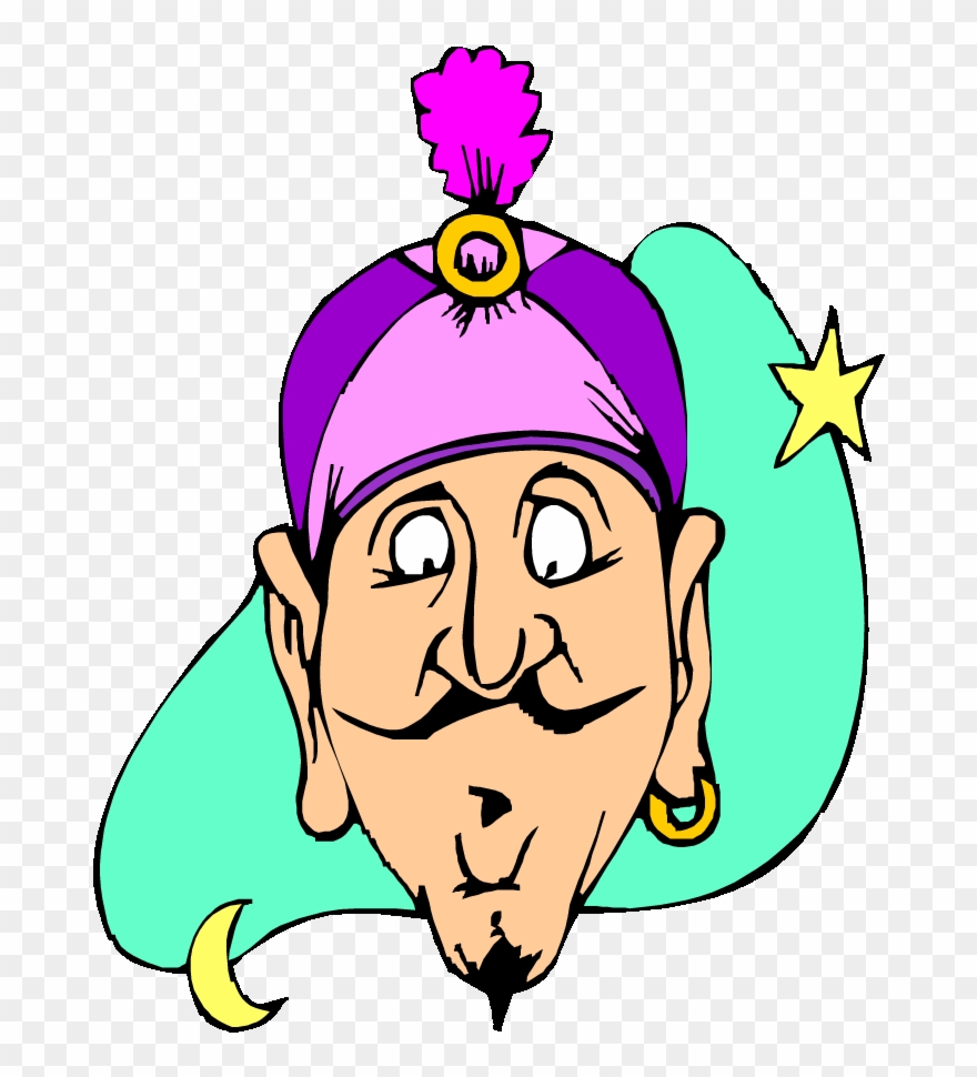 Magician Clipart Mind Reader - Mind Reading Clip Art - Png Download