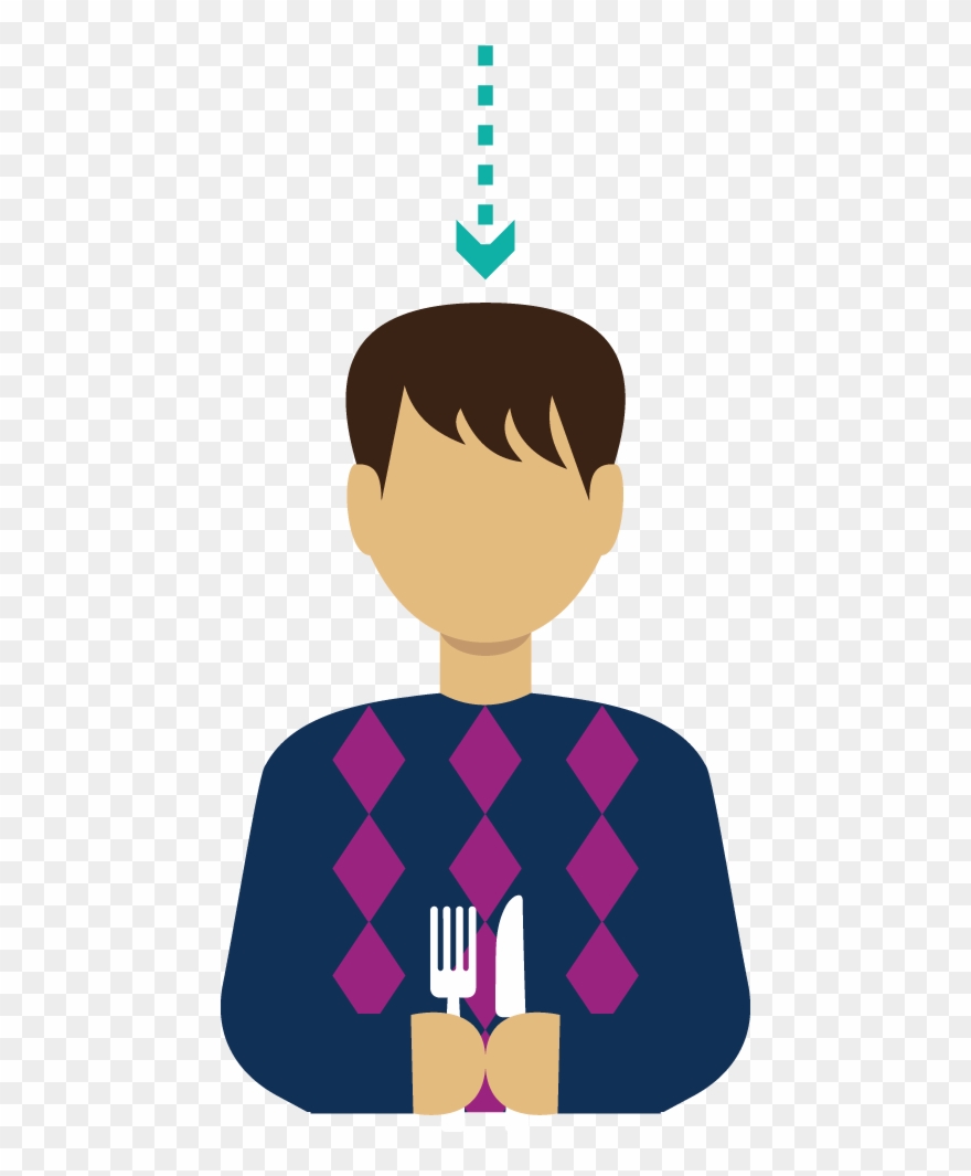 Transition To Digital Hungry Student - Professor Clipart