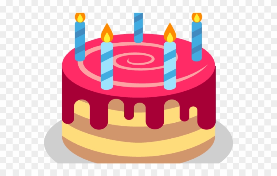 Birthday Cake Clipart Emoji - Happy Birthday Gif - Png Download