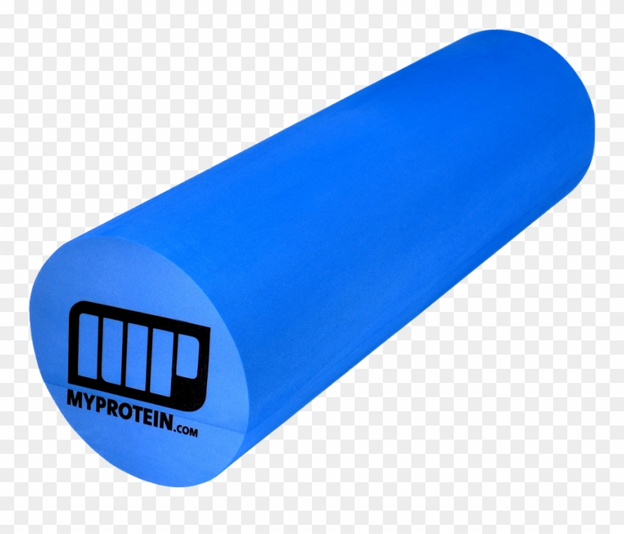 Foam - Foam Roller, Myprotein, Blue Clipart