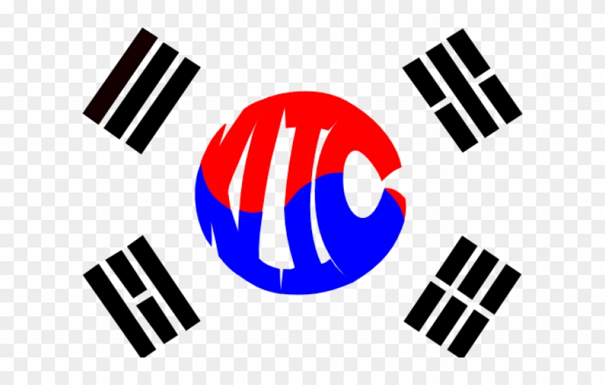 Korean Language And Involvement Club - South Korea Flag Clipart